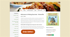 Desktop Screenshot of pekinggourmetga.com